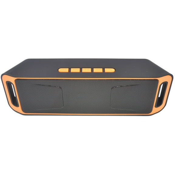 Bluetooth speaker outdoor speaker; Portable mobile phone computer Wireless Bluetooth Plug-in card (orange)