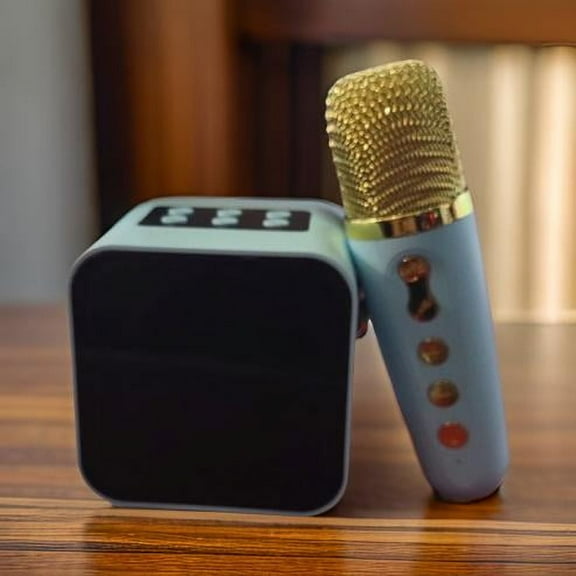 Bluetooth speaker with five voice-changer modes, Ten-watt,a wireless microphone, and RGB lights