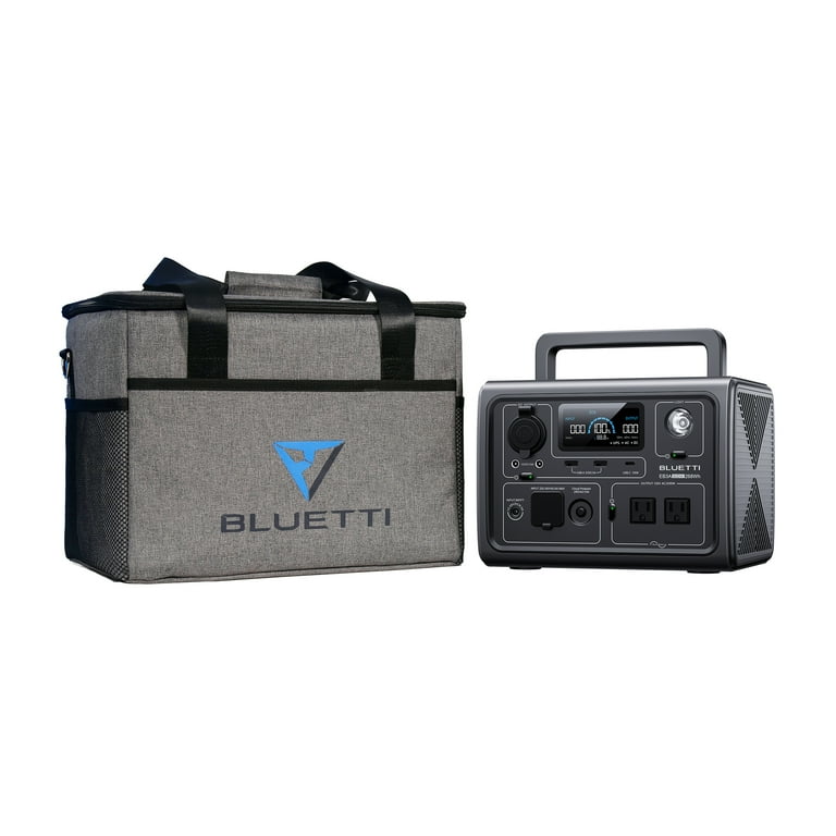 Bluetti EB3A Portable Solar Power Station, 268Wh, 600W AC