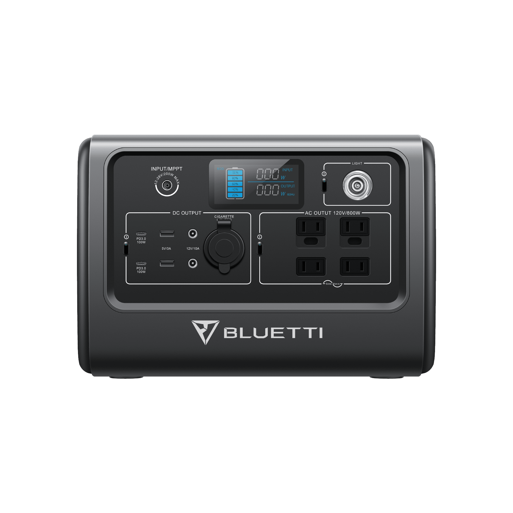 Bluetti Portable Power Station,EB70S Solar Generator, 716Wh Capacity,800W AC Output (1400W Peak