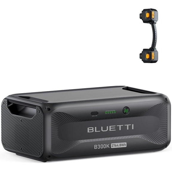 BLUETTI B300K, 2764.8Wh LiFePO4 Battery Pack for Solar Generator Apex 300 Only, Extra Battery for Home, Emergency, Road Trip