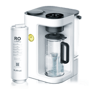 Bluevua ROPOT-Lite Portable 6-Stage RO System with Remineralization, WQA & NSF Certified, Zero Installation Countertop Reverse Osmosis Water Filter System White