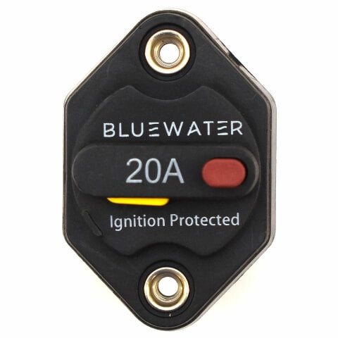Bluewater Boat Mid-Range Circuit Breaker | 20A 32V DC