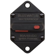 Bluewater Boat Panel Mount Circuit Breaker | 80A / 48VDC