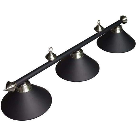 Bluewave 3-Shade Billiard Light - Black