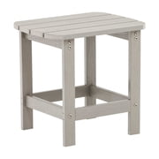 Bluewave Ez-Care Tek-Wood Adirondack Side Table Slate Grey