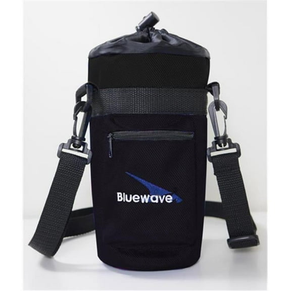 Bluewave Lifestyle PKSS100-Black Water Bottle Insulated Carrying Holder Case- Black - 34 oz