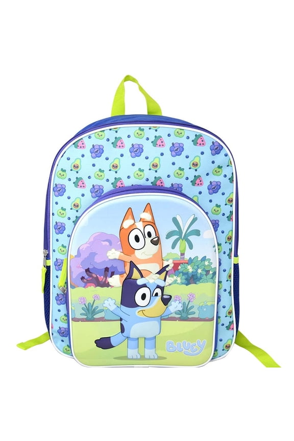 16" Backpack with Molded Front Pocket & Printed Straps