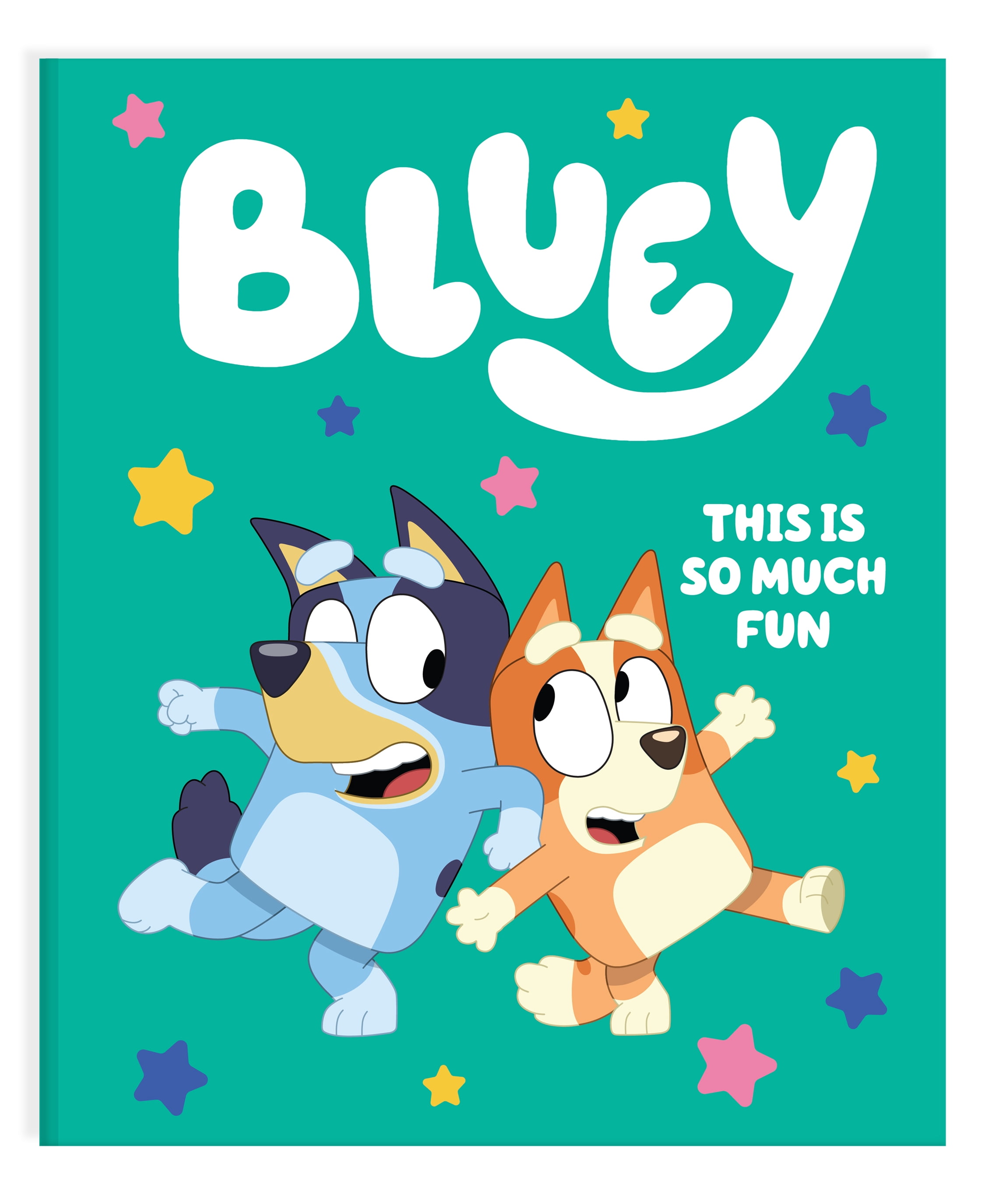 Bluey 2-Pocket Paper Folder with 3 Prongs, 9.25" x 11.6", Multi-Color