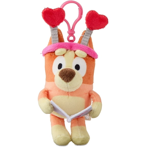 Bluey 2026 Valentine's Day Bingo Mini Clip-On Plush