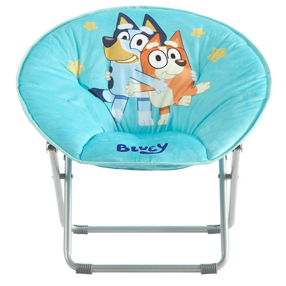 Bluey , 23" Kids' Saucer Chair, Blue
