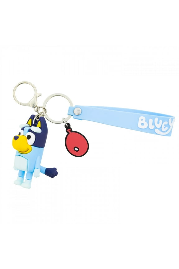 3 3D Figural Keychain with Strap and Charms