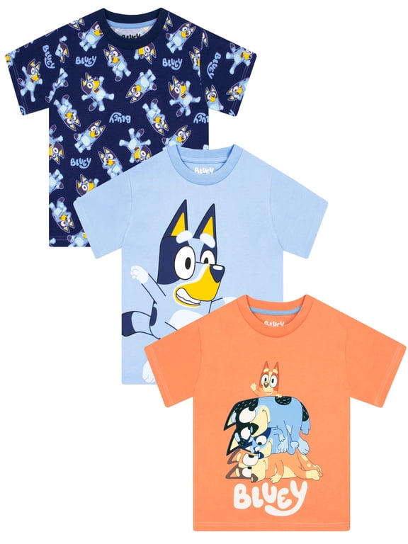 3 Pack Boys T-Shirts Multicolor Sizes 2T-8