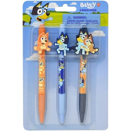 Bluey Family 3-Pack Pen Set price history and forecast - Innovative Designs 716296BLU