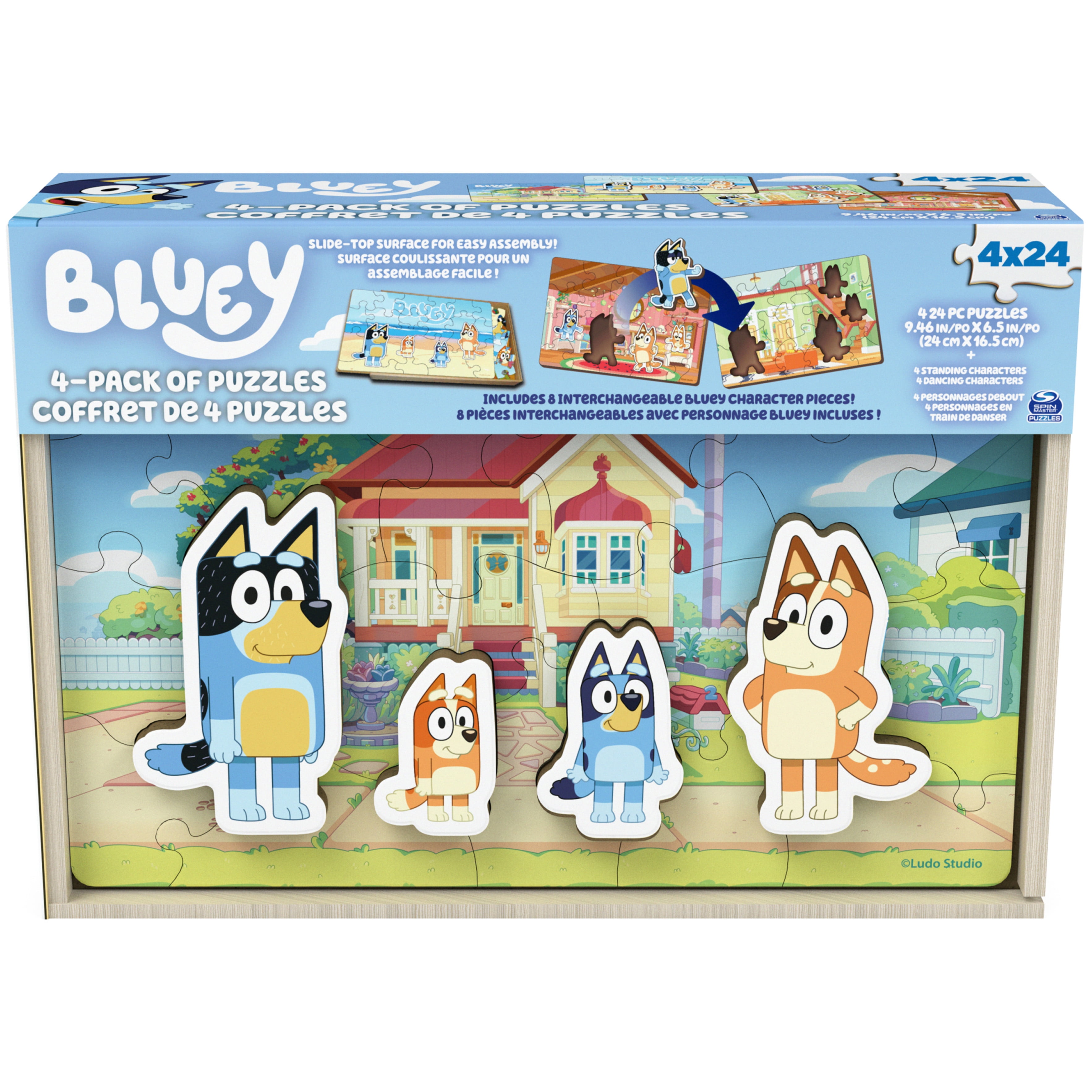 Puzzle en bois Bluey EDUCA - 50 pièces - Dessins animés et BD