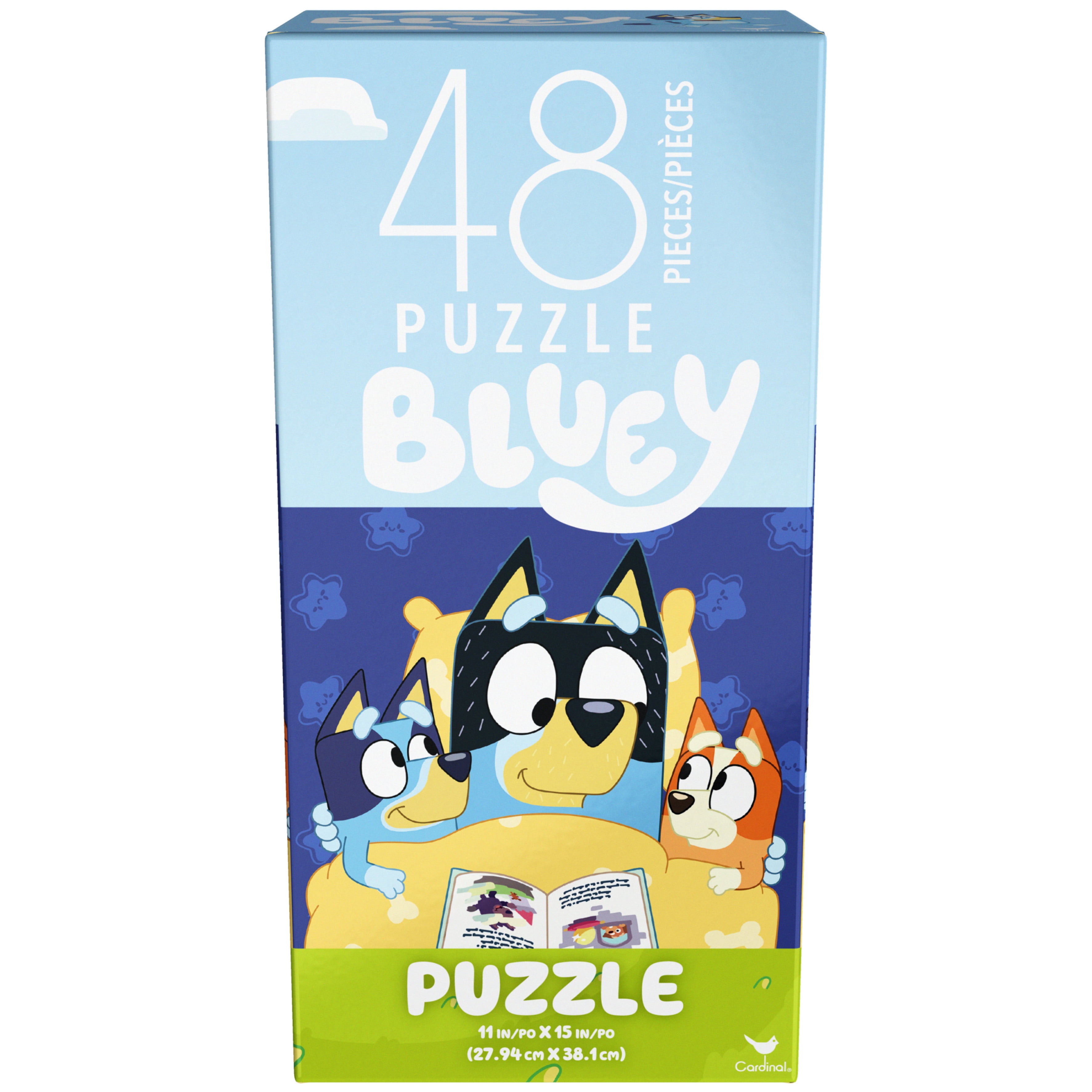 bluey games bluey premier 48 pc puzzle set for kids - bluey party