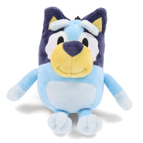Bluey Kids Plush Zipper Pull Keychain, Blue