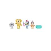 Bluey 8-Pack Figure Increditoyz Gift Set - Family Beach Day and Pass The Parcel Bundle With Bingo Plush Included