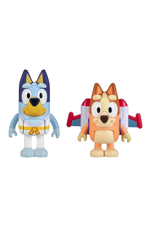 Action Heroes 2.5 inch Bluey and Bingo Figures, Ages 3+