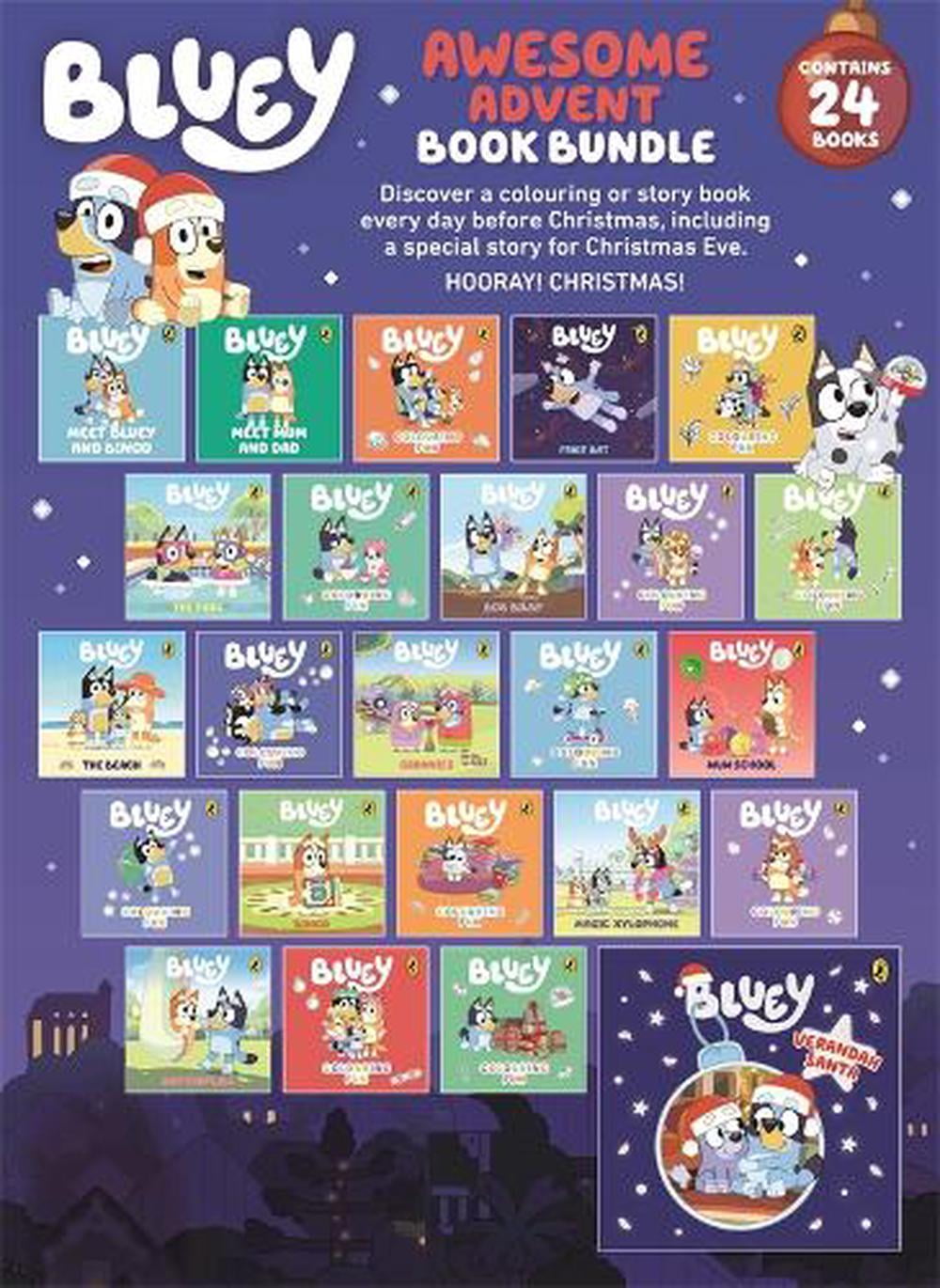 Bluey Advent Calendar Mini Book Collection