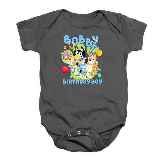Bluey And Bingo Happy Birthday 2 Year Baby Onesie Bluey Cartoon Shirt, Bingo Shirt, Bluey Family Shirt Cute Baby Onesie, BABY BODYSUIT LAT 4424