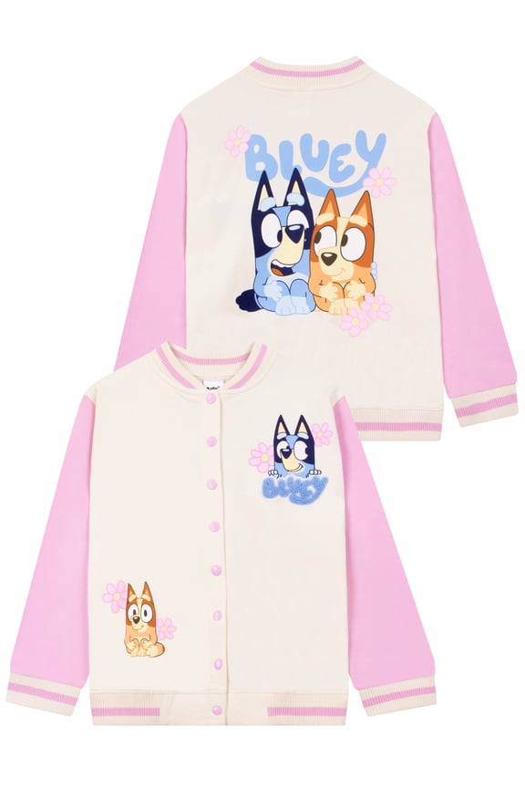 And Bingo Varsity Jacket Pink Sizes 2T-10