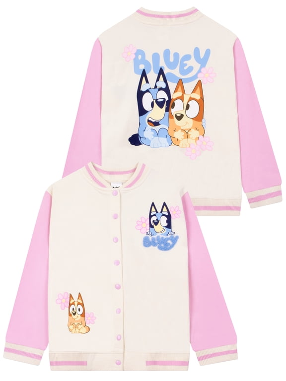 And Bingo Varsity Jacket Pink Sizes 2T-10