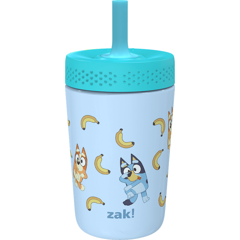Bluey Super Sipper 13 oz Toddler Kids Cup With Straw Zak Designs Children's