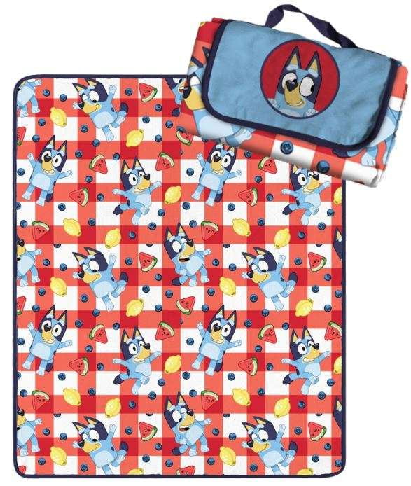 Bluey BBQ Kids Outdoor Blanket, 50 x 60 inches