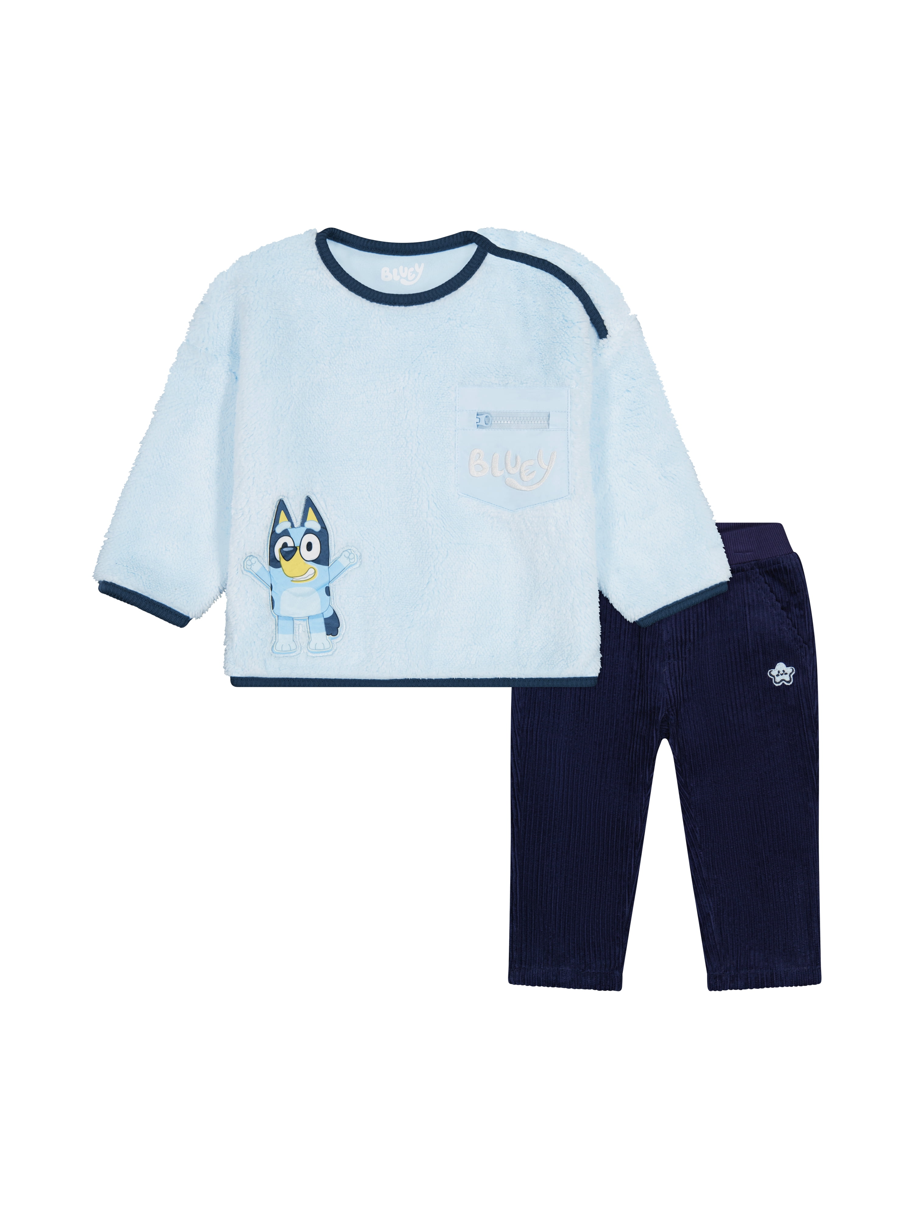 Character Baby Boy Sherpa Pant Set, 2 Piece, Sizes 0/324 Months