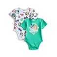 thumbnail image 1 of Bluey Baby Boys or Girls Graphic One-Piece Bodysuits, 2-Pack, Sizes 0/3M-24M, 1 of 3