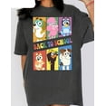 thumbnail image 1 of Bluey Back To School Comfort Colors Unisex T-shirt, Bluey Bingo Friends Shirt, Happy First Day of School Blue Dog, 1 of 3