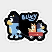 Bluey Bandit Bluey Bingo Wagon Ride Sticker Bluey Stickers For Kids, Bluey Stickers Party Favors, Phone Decal Water Bottle Stickers Car Decals, Laptop Sticker