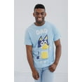 thumbnail image 1 of Bluey Bandit Dad Mens Matching Family T-Shirt Blue Small, 1 of 5