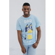 Bluey Mens Short Sleeve Graphic T-Shirt Bandit Blue