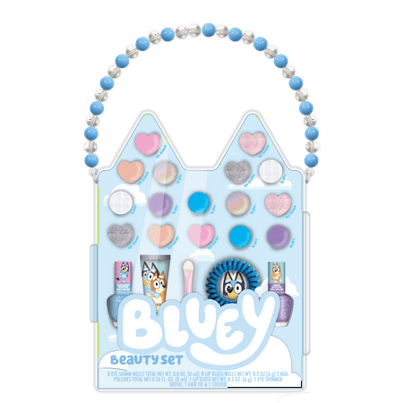 Bluey Beauty Set Purse, 21 Pieces