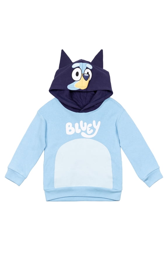 Big Kids' Boy or Girl Cosplay Fleece Hooded Sweatshirt Blue
