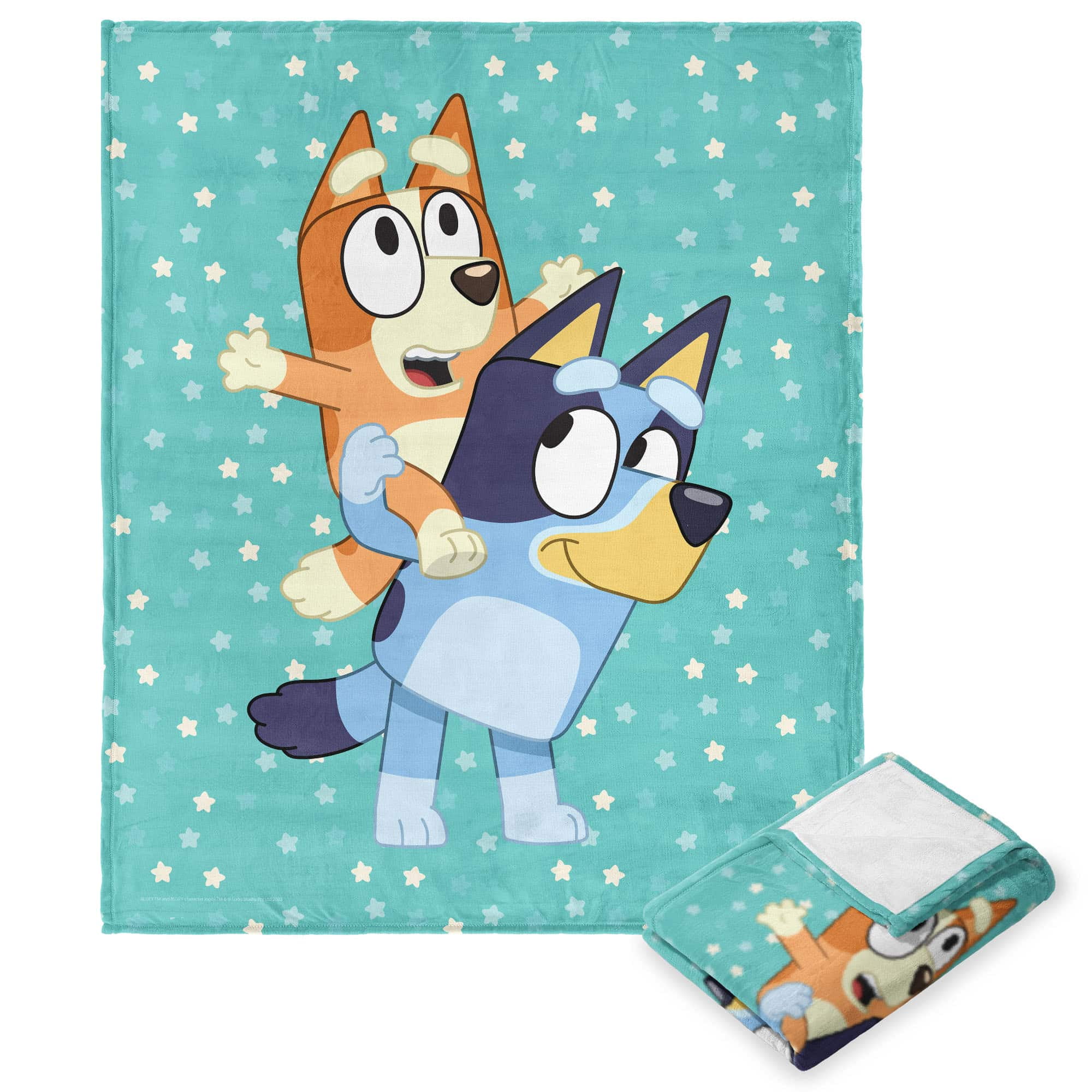 Bluey Big Play Multicolor Silk Touch Kids Throw Blanket