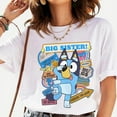 thumbnail image 1 of Bluey Big Sister T-shirt, Sis Birthday Gift Shirt Funny Party Bluey, Gift Bluey Blue Dog Cartoon Shirt, 1 of 2