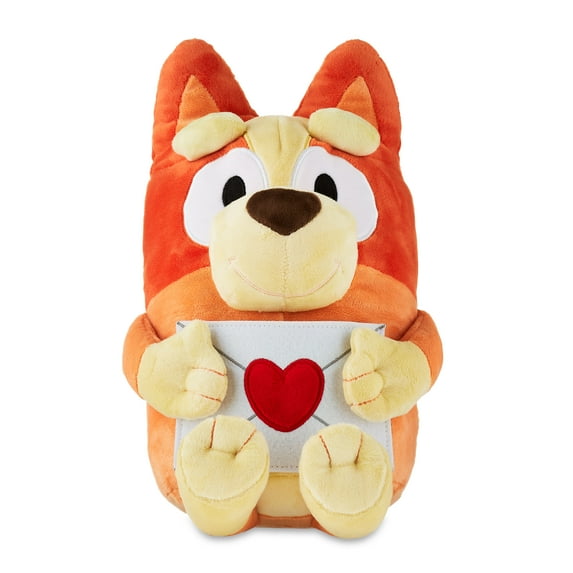 Bluey, Bingo 17 inch Valentine's Plush, Orange, All Ages