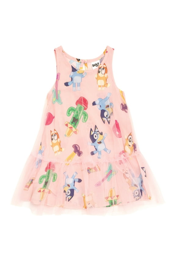 Bingo Big Girls Mesh Dress Infant to Big Kid