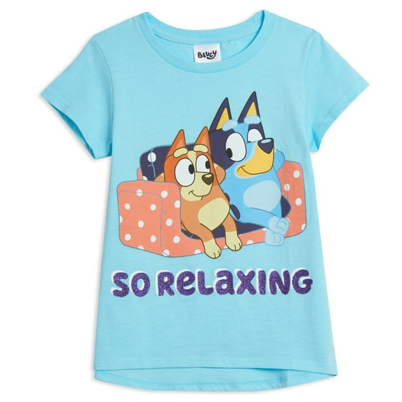 Bluey Bingo Big Girls T-Shirt Toddler to Big Kid