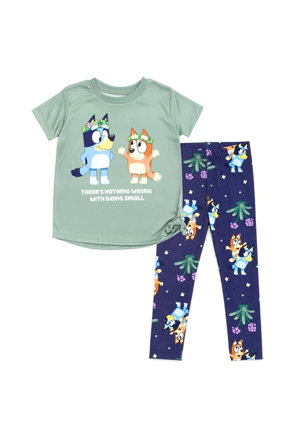 Bingo Big Girls T-Shirt and Leggings Outfit Set Toddler to Big Kid
