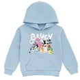 thumbnail image 1 of Bluey Bingo Coco Fleece Drop Shoulder Pullover Hoodie Toddler to Big Kid, 1 of 5