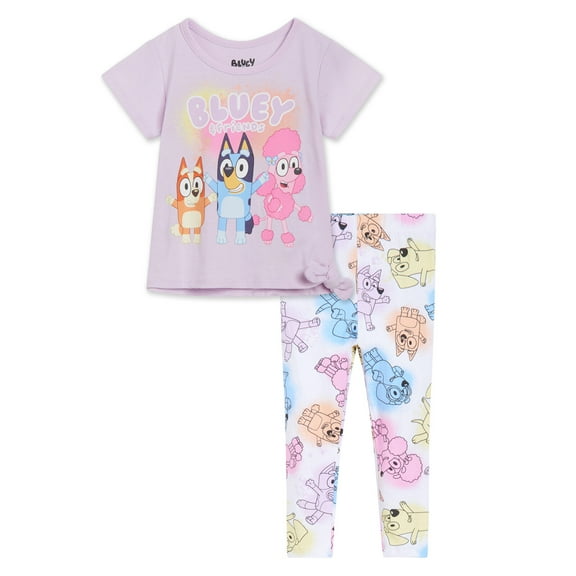 Bluey Bingo Coco T-Shirt and Leggings Outfit Set Toddler to Big Kid