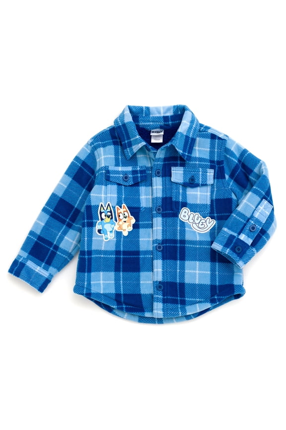 Bingo Flannel Shacket Plaid Toddler