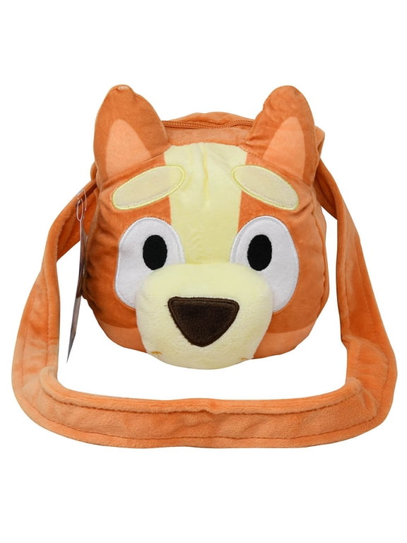 & Bingo Head Shaped Plush Shoulder bag Cross body with Hangtag