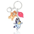 thumbnail image 1 of Bluey & Bingo Multi-Charm Keychain Officially Licensed, 1 of 8