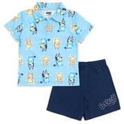 Bluey Bingo Polo Shirt and Shorts Outfit Set Toddler to Little Kid