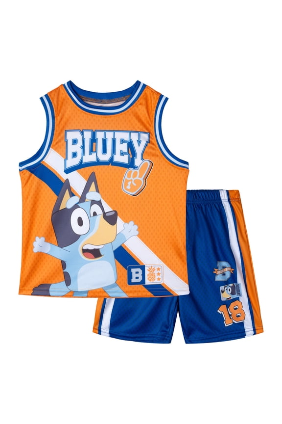 Bingo Snickers Mesh Jersey Athletic Tank Top and Basketball Shorts Outfit Set Toddler to Little Kid